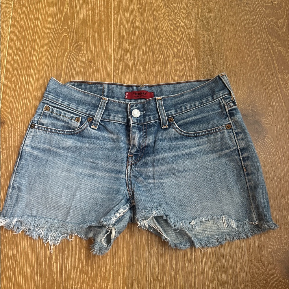 Levi's Blue Boot Cut Jeans Classic Style shorts